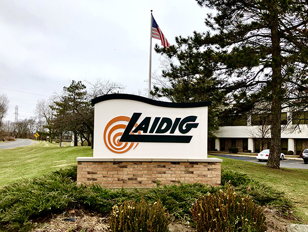 Laidig Sign bulk material handling system, bridging, rat-holing, material flow, reclaim, reclaimer, silo unloading, unloader, bulk material storage, reclaim system, dry bulk unloading, grain unloading