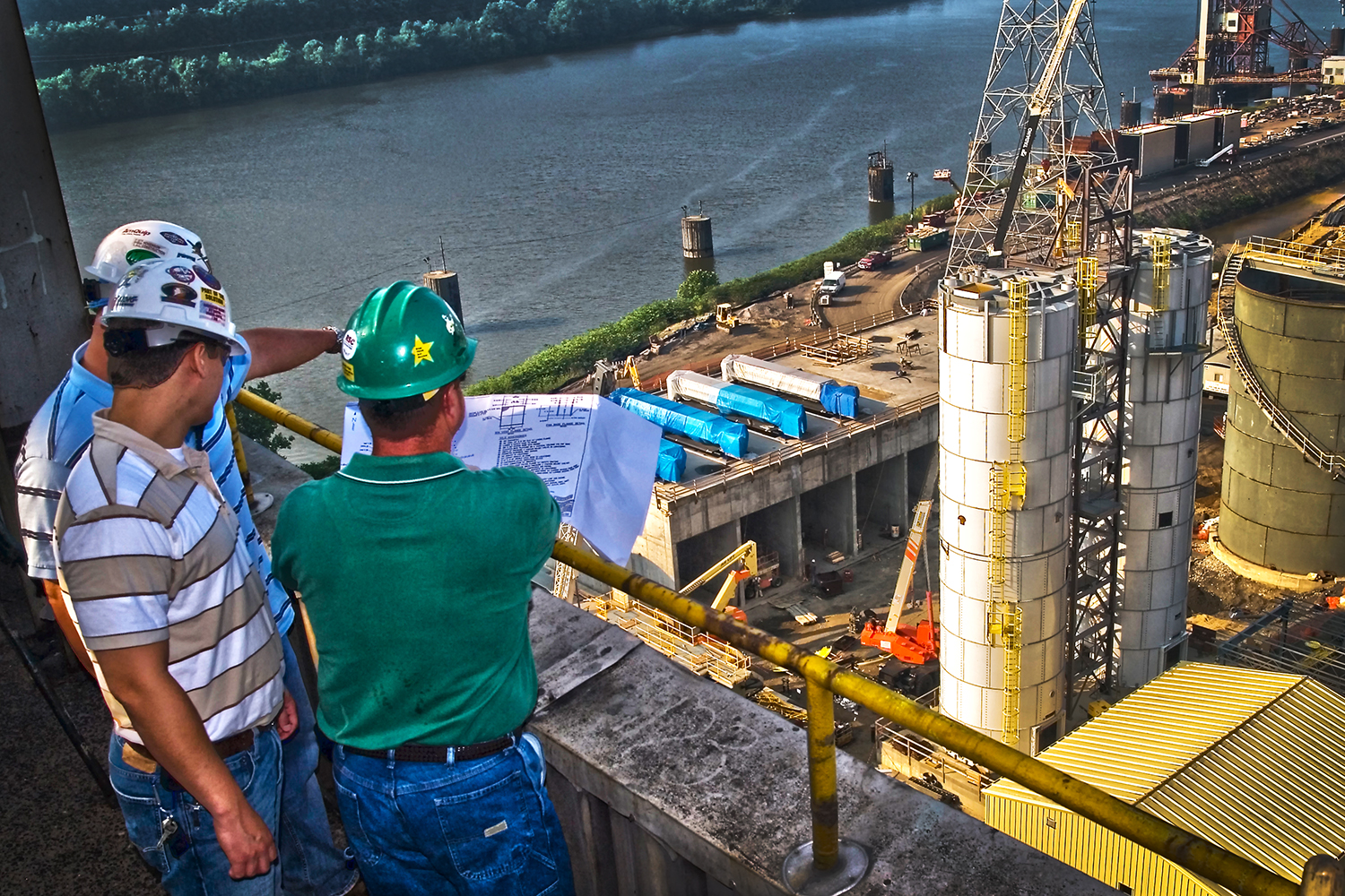 Laidig project management bulk material handling system, bridging, rat-holing, material flow, reclaim, reclaimer, silo unloading, unloader, bulk material storage, reclaim system, dry bulk unloading, grain unloading, project management, greenfield site