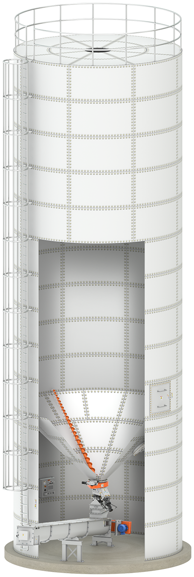Cone Bottom in Silo Cone Bottom